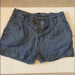 American Eagle Women’s Denim Shorts-Chambray